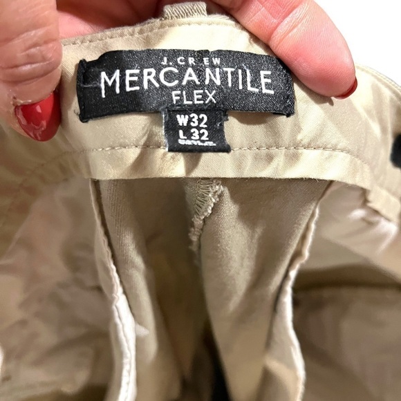 J Crew men’s slim mercantile flex khaki pants size 32/32 - Picture 3 of 4